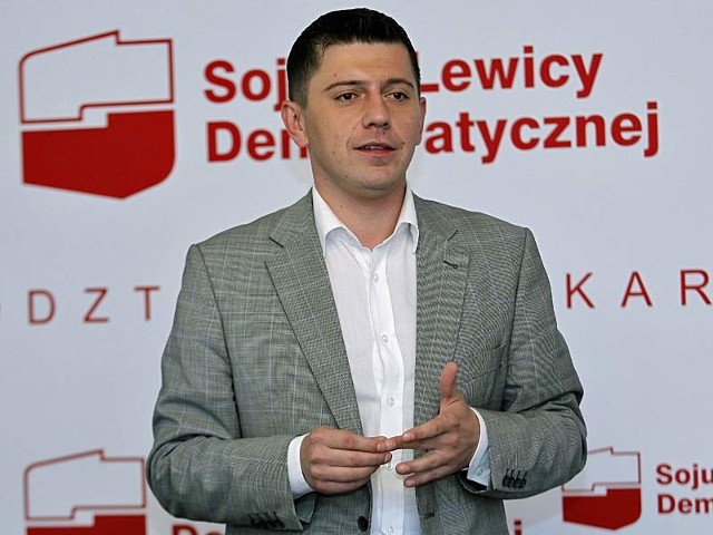 Poseł Tomasz Kamiński, szef podkarpackiej SLD