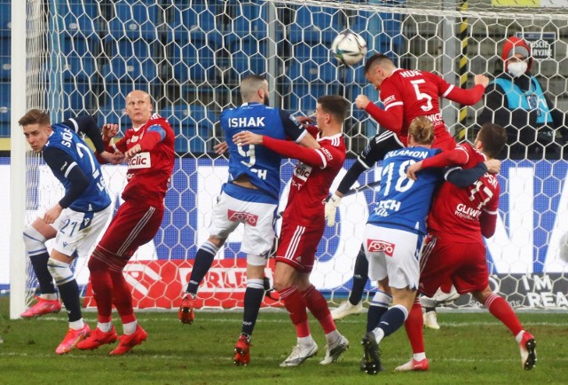 14.03.2021. Mecz 21. kolejki PKO Ekstraklasy sezonu 2020/2021: Lech Poznań - Piast Gliwice 0:0.