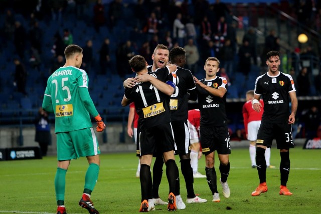 29.09.2018 krakow, mecz wisla krakow - korona kielce, nz pawel sokol, michal gardawski, bartosz rymaniak, elhadji pape djibril diaw, ken kallaste, ivan marquez alvarez,fot. andrzej banas / polska press