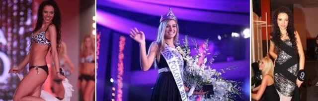 Z prawej i z lewej Magda Brojewska, Miss Polonia Ziemi Świętokrzyskiej 2010, w środku Rozalia Mancewicz, Miss Polonia 2010.