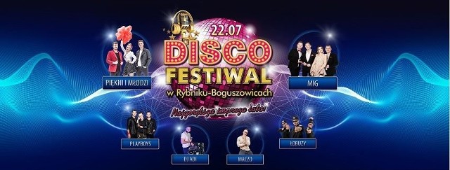 Disco Festiwal 2018 w Rybniku już 22 lipca