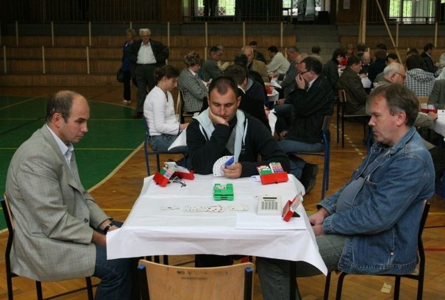 Andrzej Majcher (z lewej) i Sławomir Klimczak (prawej), najlepsza kielecka para w turnieju.