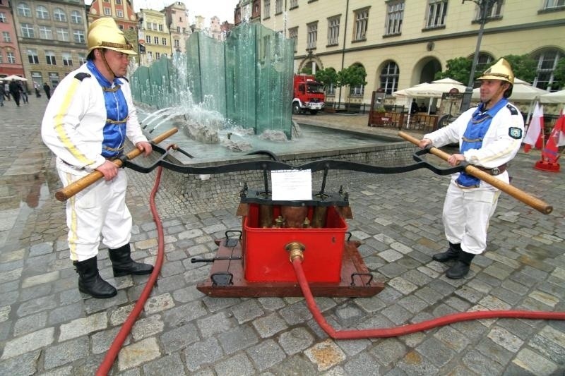 Dzień strażaka na wrocławskim Rynku