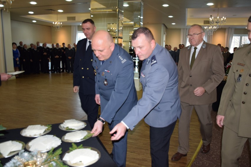 Spotkanie opłatkowe służb mundurowych w Ostrołęce,...