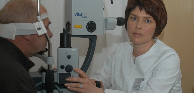 Zabieg wykonany tym laserem ratuje przed ślepotą pacjentów, u których zdiagnozowano jaskrę przewlekłą - mówi Anita Łysikowska.