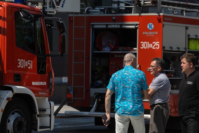 Ewakuacje w obiektach handlowych, które strażacy prowadzili 10 lipca br., były tylko ćwiczeniami.
