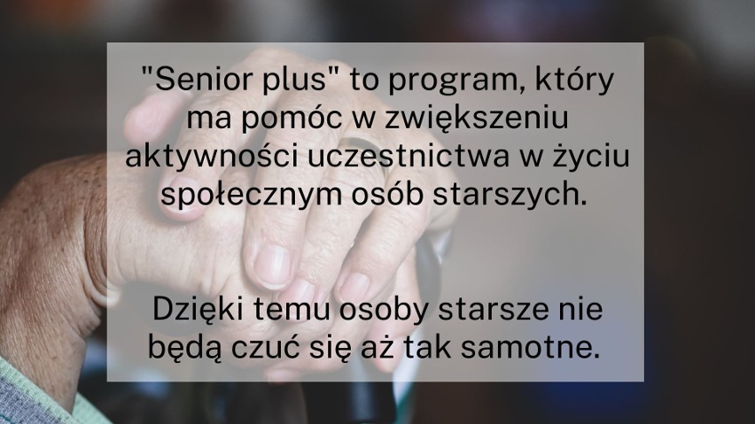 Kolejne pieniądze dla seniorów. „Senior Plus”. Co trzeba wiedzieć? Odpowiadamy