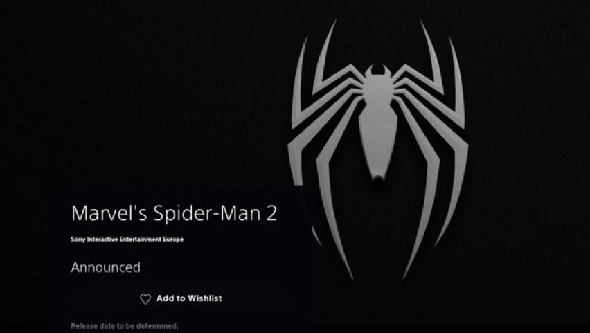 Marvel's Spider-Man 2 można dodać na listę życzeń w PS...