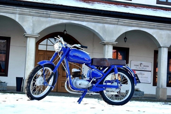 Motocykl WSK M06 - Jeżdżący zabytek z 1958 r....