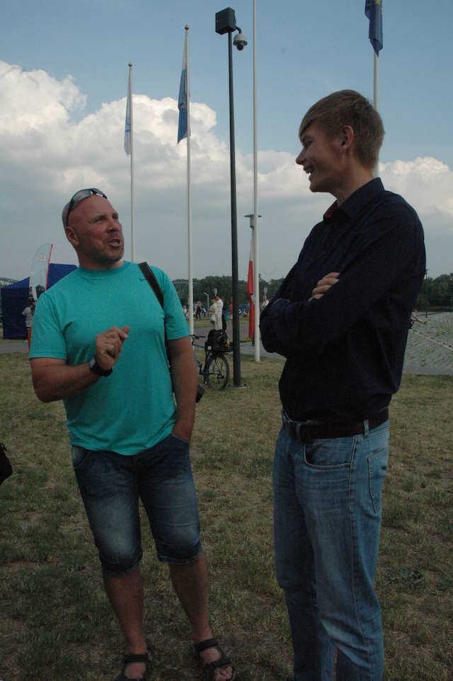 Robert Fuchs (z prawej) zadebiutuje na igrzyskach. Czy rady trzykrotnego olimpijczyka Słwomira Kruszkowskiego będą pomocne?
