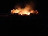 Pożar stodoły w Zwoleniu, budynek spłonął niemal doszczętnie 