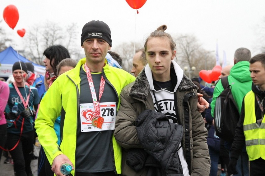 Bieg Walentynkowy 2017 w Dąbrowie Górniczej