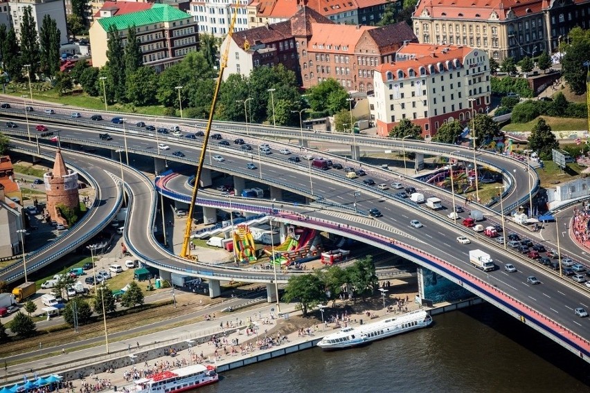 Trasa Zamkowa. Zamykają jezdnię wjazdową do centrum 