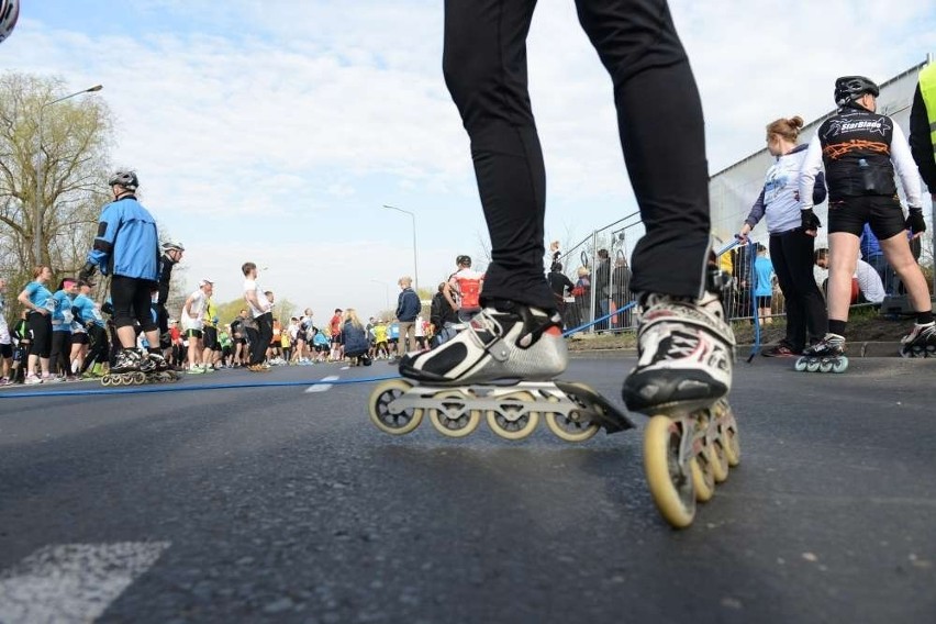 Trasa 7. Poznań Półmaraton. Start biegu głównego o godz. 10,...