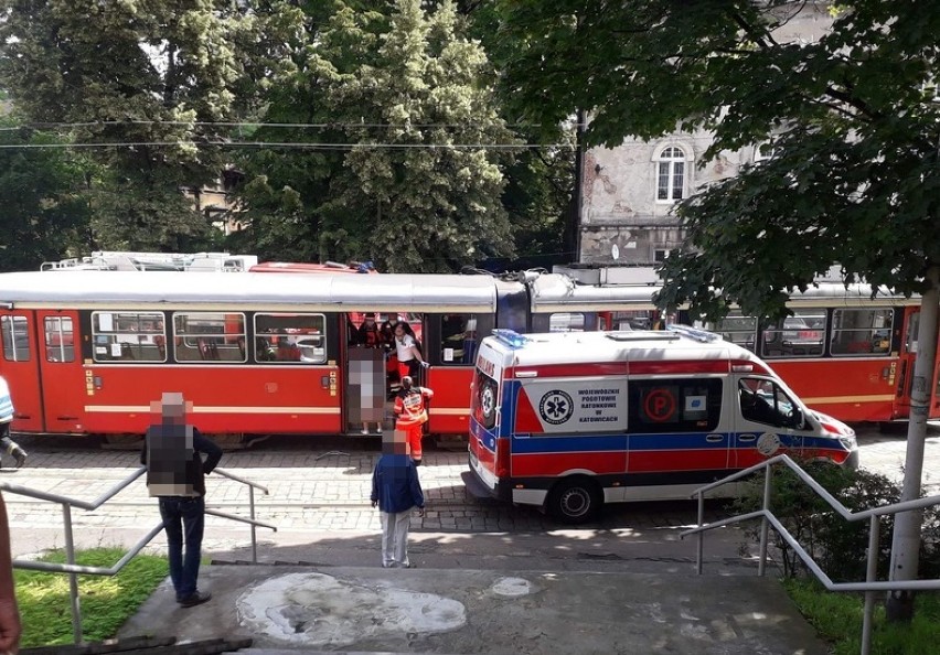 Wypadek w Mysłowicach. Zderzyły się tramwaje. Są ranni