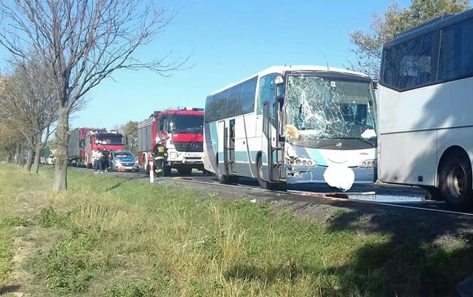 Wypadek na drodze Wrocław - Świdnica. Osiem osób rannych 