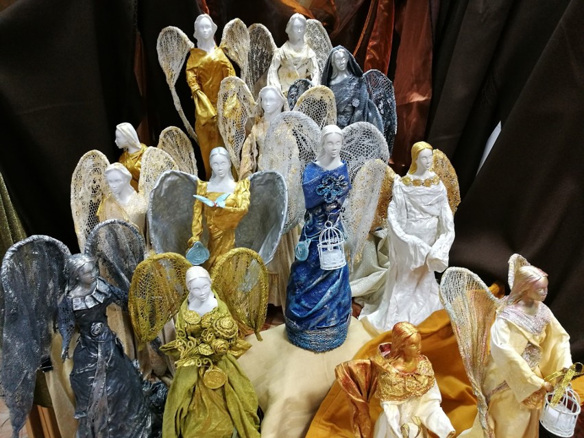 "Przygarnij anioła", czyli 65 aniołów na 65-lecie Ośrodka Kultury w Stąporkowie [ZDJĘCIA]