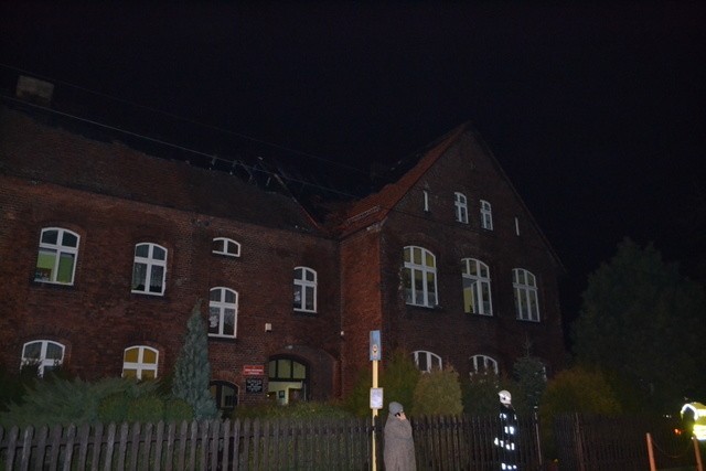 Pożar szkoły w Raszczycach. Na szczęście dzieci już skończyły lekcje