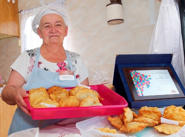 Teresa Biziewska z Suwałk wielokrotnie była doceniana podczas Festiwalu Smaku w Grucznie. W tym roku jej pierogi dostały Grand Prix, tym samym tytułem szczyci się już jej sękacz/