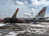 Chiny: Samolot Tibet Airlines zapalił się na pasie startowym. 40 osób rannych 