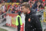 Trener piłkarzy Widzewa Daniel Myśliwiec: Zabrakło mi pasji, puszczenia lejców fantazji i pozytywnych emocji ZOBACZ WIDEO