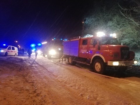 Gmina Słomniki. Pożar budynku gospodarczego. Zagrożony ogniem był dom