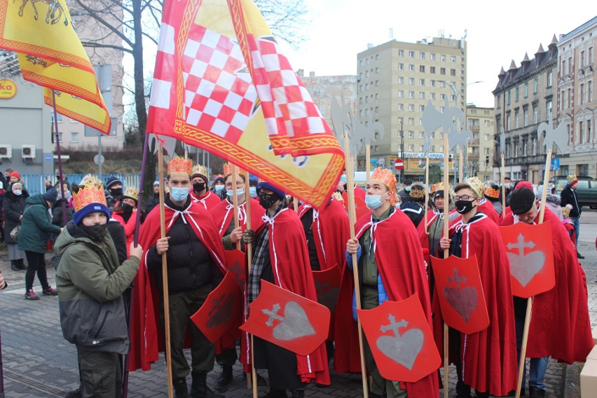 Orszak Trzech Króli przeszedł również ulicami Bytomia....