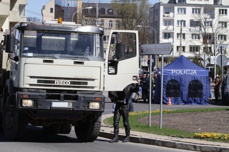 Śmiertelny wypadek na rondzie Lussy