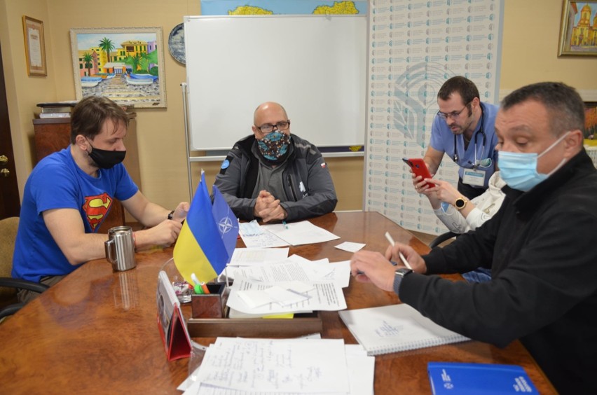 Akcja pomocy w Ukrainie. Koło Lwowa