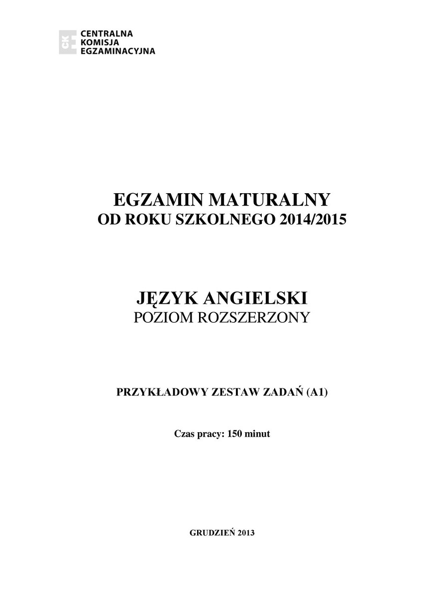 Matura 2015. Rozwiąż maturę z języka angielskiego. Poziom rozszerzony [TEST, ODPOWIEDZI] 