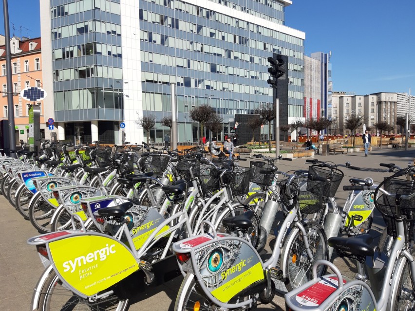 Miejskie rowery w Katowicach