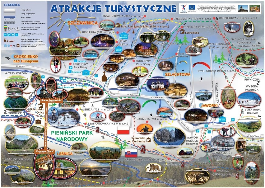 Szczawnica: Miasto stworzyło mapę swoich atrakcji