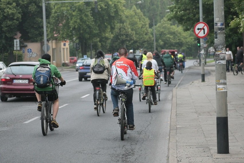 Parada rowerowa w Słupsku