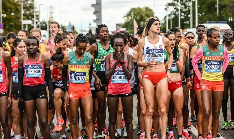 Katarzyna Jankowska podczas mistrzostw świata w półmaratonie...