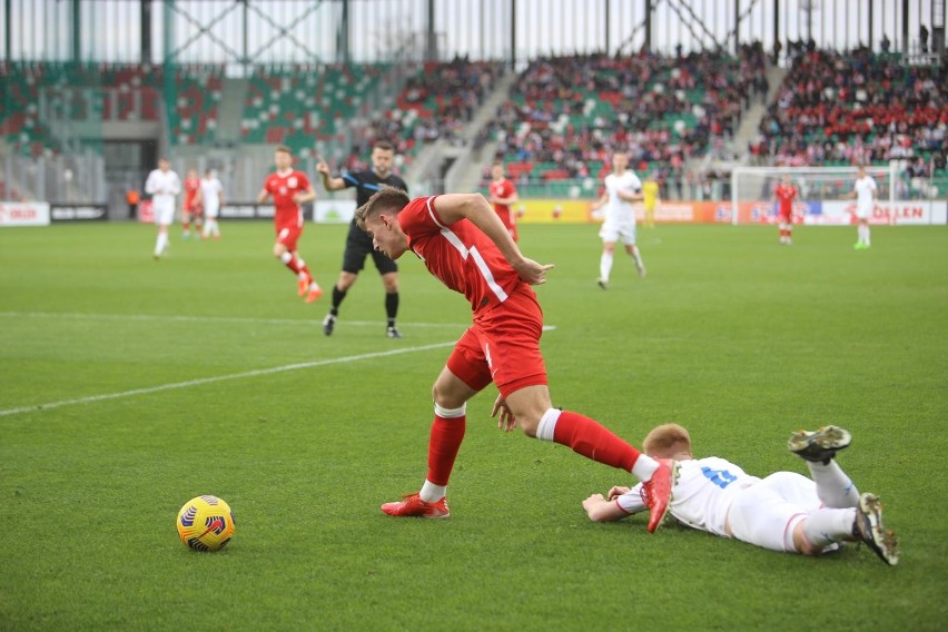 Polacy grali z Czechami na nowym stadionie w Sosnowcu...