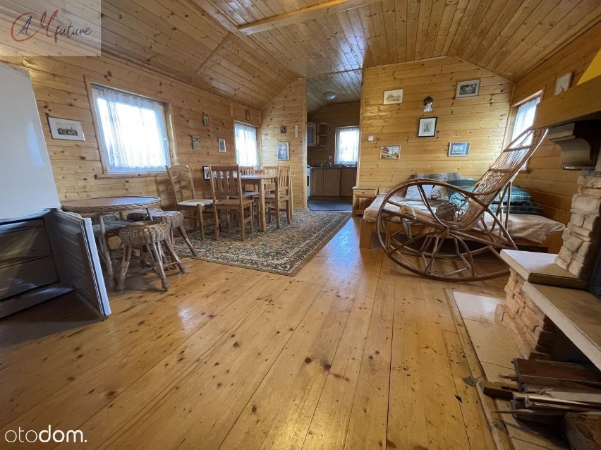 Piękny drewniany dom o powierzchni użytkowej 35 m2...