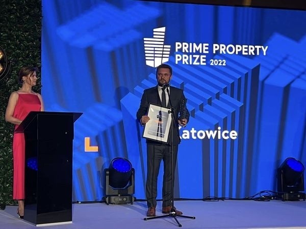 Nagrodę podczas Property Forum 2022 odebrał prezydent miasta Marcin Krupa.