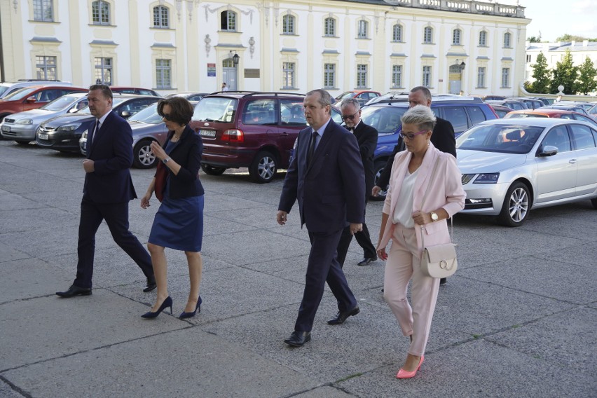 W Pałacu Branickich w Białymstoku żona tragicznie zmarłego w...