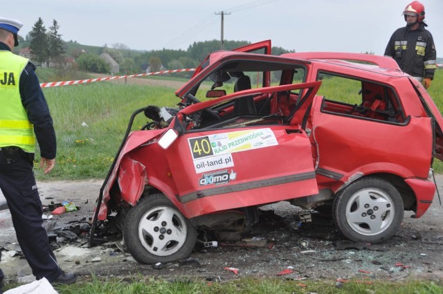 Wypadek w Masłowie w gminie Przodkowo