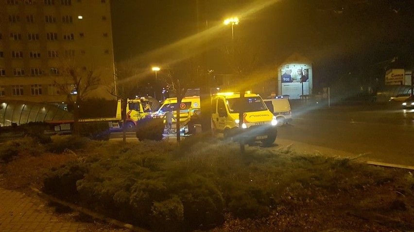 Na rondzie Jagiellonów w Bydgoszczy doszło do wypadku, w...