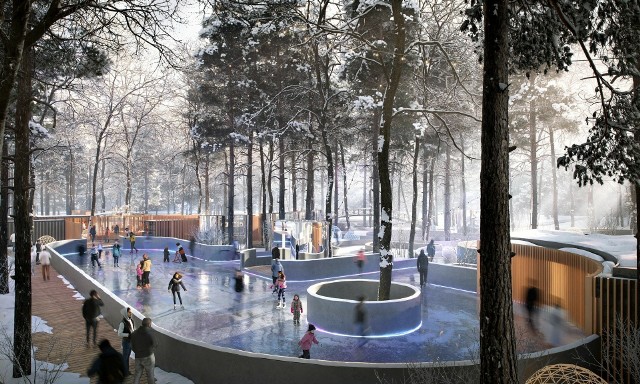 Hotel Binkowski w Kielcach chce zbudować lodowisko i alejki dla rolkarzy. Rada Miasta wyraziła zgodę na dzierżawę działki. Na kolejnych slajdach więcej wizualizacji >>>