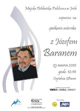 Jasielska biblioteka zaprasza na spotkanie z poetą Józefem Baranem 