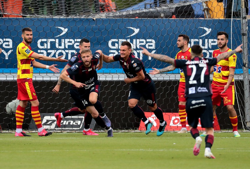 Pogoń Szczecin - Jagiellonia Białystok 2:2. Portowców minuty dzieliły od zwycięstwa