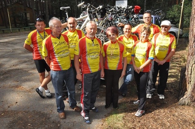 W Koneckim Maratonie Rowerowym bira udział cykliści z całej Polski, między innymi członkowie Klubu Rowerowego PTTK z Włocławka