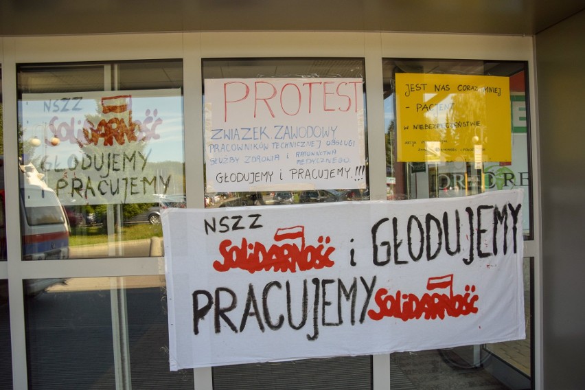 W Wojewódzkim Szpitalu w Przemyślu od 17 dni trwa protest...