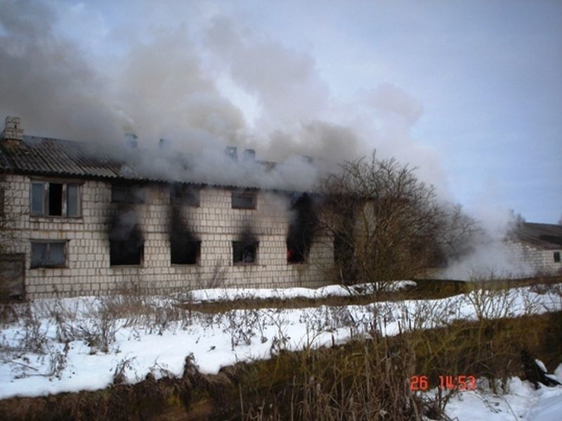 Do pożaru w Mońkach, na ul. Kolejowej, doszło 26 grudnia po...