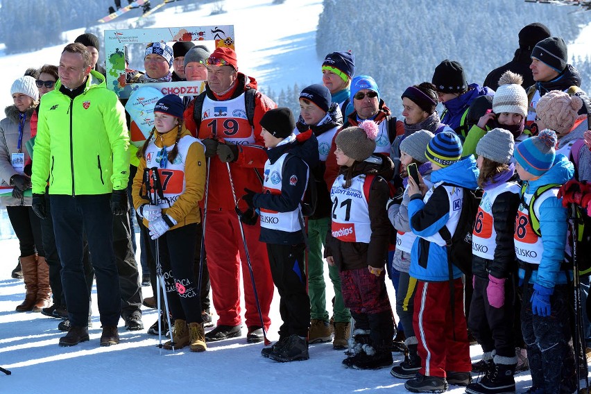 Prezydent Andrzej Duda otworzył bieg narciarski "Szlak bez granic" [ZDJĘCIA]