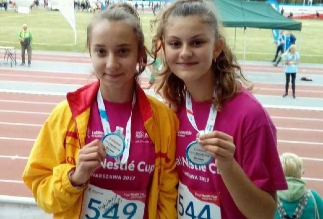 Nasze medalistki - Adrianna Makuła (z prawej) i Izabela Sala