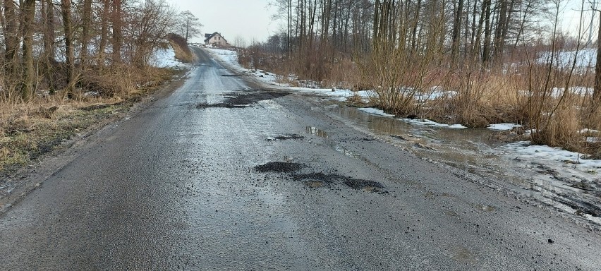 Tak ulica Polna wyglądała w lutym 2021 r.