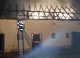 Pożar domu jednorodzinnego w Obrowcu
